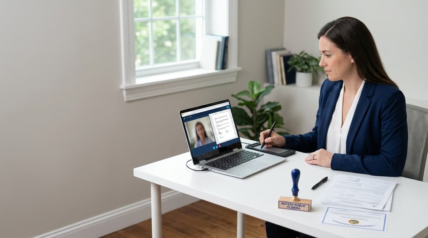 Cover for Online Notarization Florida: Complete Guide